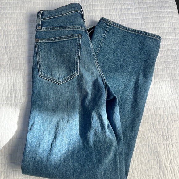 Madewell Blue Wide Leg Jeans - Picture 5 of 5